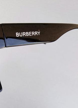 Burberry очки маска женские солнцезащитные коричневые с градиентом10 фото