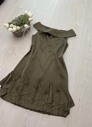 Платье karen millen из натурального шелка на подкладке
