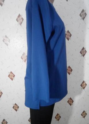 Блузка фиалкового цвета  с пуговицами на спине2 фото
