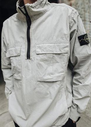 Анорак 19fw 117wn 'old' dye treatment beige
stone island