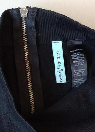 Супер юбочка стрейч в рубчик guess xs