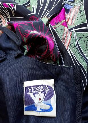 Мода 80 х! винтажное платье с 80-90 годов yessica(размер 40-42)