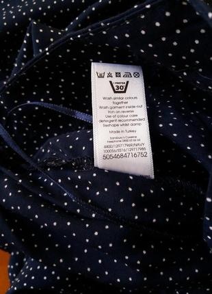 Трендовые широкие брюки в мелкий горошек вискоза от британского бренда tu6 фото