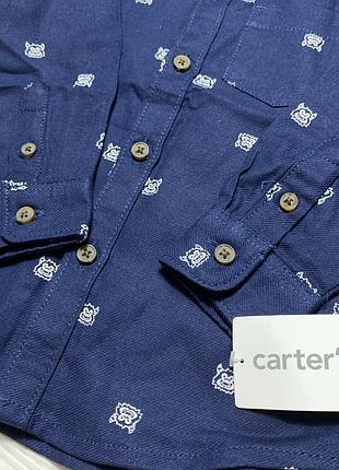 Стильная рубашка carter’s 3