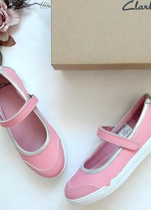 Clarks балетки кожаные туфли для девочки оригинал 2