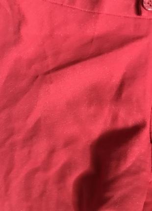 Червоні штани кюлоти розмір м3 фото
