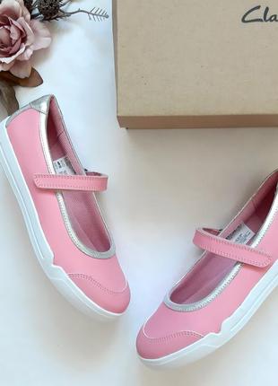 Clarks балетки кожаные туфли для девочки оригинал 5