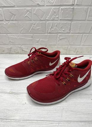 Мужские красные кроссовки nike free run