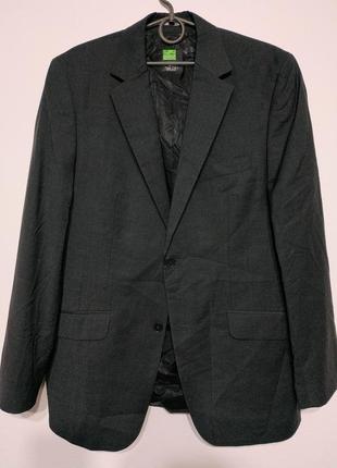 L xl 50 52 сост нов 100% шерсть esprit пиджак серый zxc