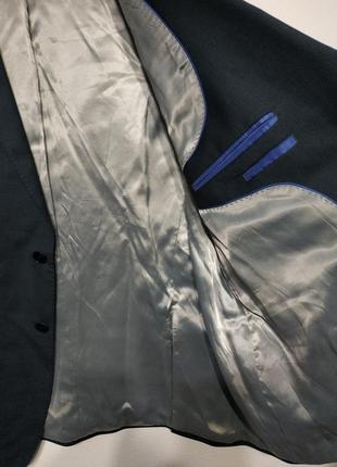 Акция 🔥1+1=3  3=4🔥 xl xxl 52 54 сост новизна шерсть пиджак черный серый zxc4 фото