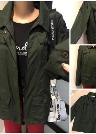 Лёгкая тонкая ветровка куртка парка жакет