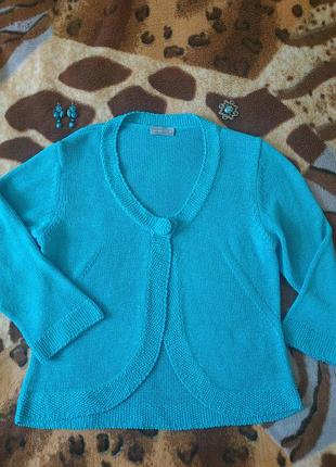 Кофточка бірюзова!