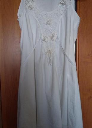 Женское коттоновое платье,dreimaster
