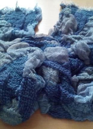 Теплый шарф, 32х200