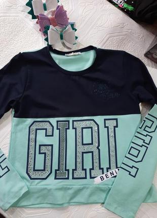 Свитшот на девочек 10-14 лет