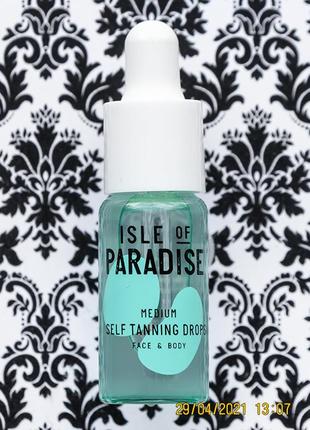 Капли автозагара - искусственный загар isle of paradise self tanning drops medium1 фото