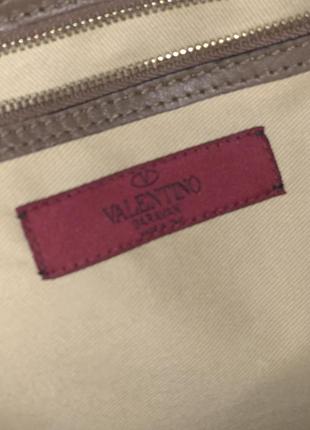 Valentino toile de v leather-trimmed jacquard yellow brown5 фото