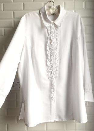 Блуза белая красивая fabiani