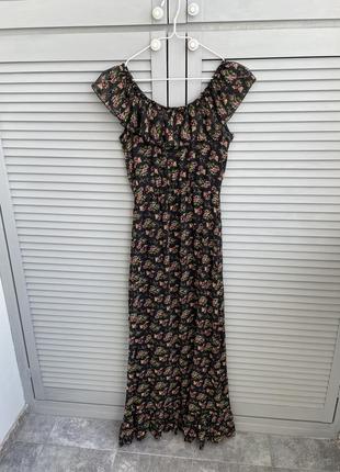 Сарафан  в цветочный принт