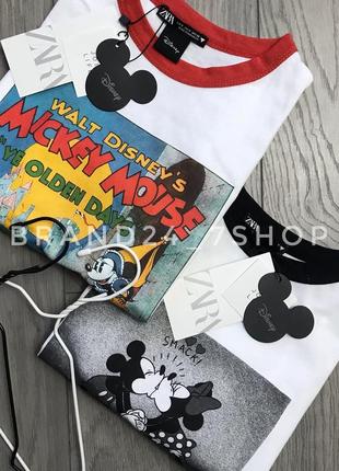 Футболка disney zara из микки и минни7 фото