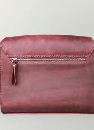 Сумка жіноча натуральна шкіра марсала crazy horse liv3 фото