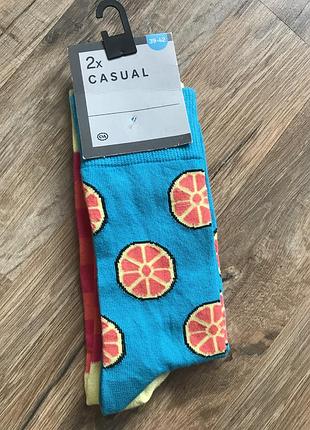 Яркие высокие носки 39/42