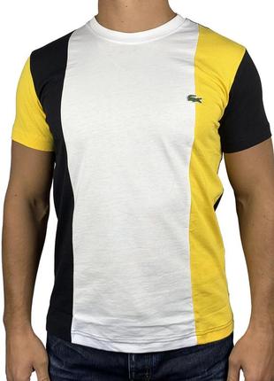 Мужская футболка lacoste (хлопок), разные размеры в наличии2 фото