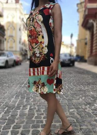 Легкое летнее платье сарафан ткань dolce &amp; gabbana