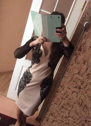 Шикарное платье s-m