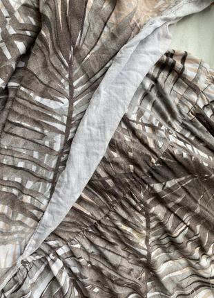 Платье сарафан принт пальмы h&m размер м-с3 фото
