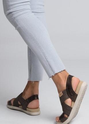 Жіночі, шкіряні сандалі ecco damara sandal2 фото