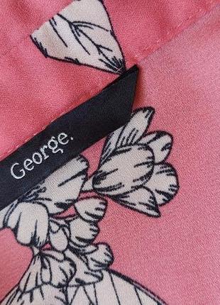Сорочка з довгим рукавом в квітковий принт george3 фото