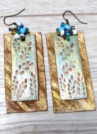 Серьги ручная работа