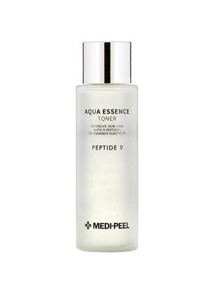 Зволожуючий тонер з комплексом 9 пептидів medi peel peptide 9 aqua essence toner