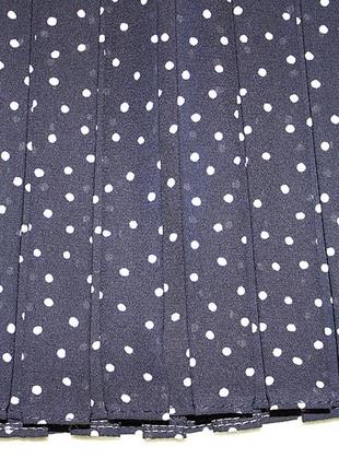 Актуальная юбка плиссе в горошек frank walder7 фото