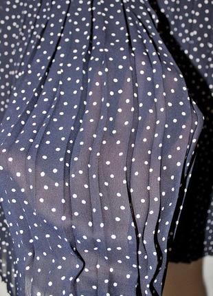 Актуальная юбка плиссе в горошек frank walder8 фото
