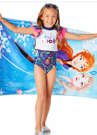 Банные полотенца  для пляжа дисней эльза и анна