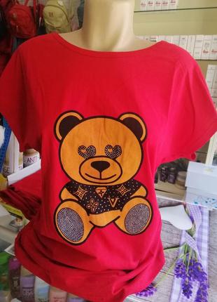 Футболка женская полубатал