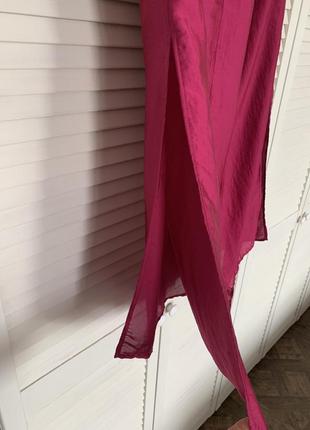 Шифоновая длинная, легкая, нарядная, летняя юбка в пол4 фото