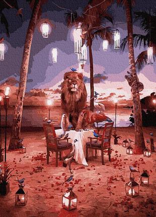 Картина по номерам животный сюрреализм рейн 6