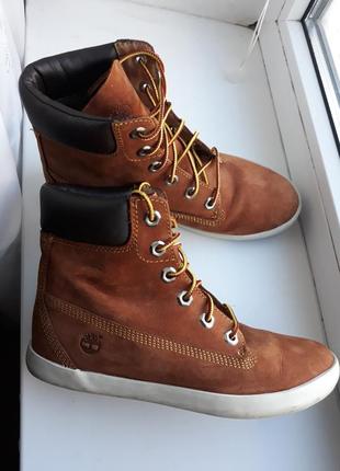 Жіночі демісезонні шкіряні черевики timberland