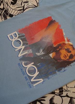Футболка з принтом рок-група bon jovi 2013