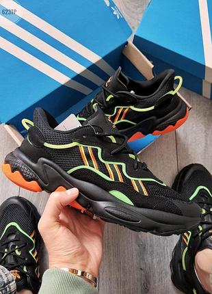 Чоловічі кросівки ozweegо black/orange/green
