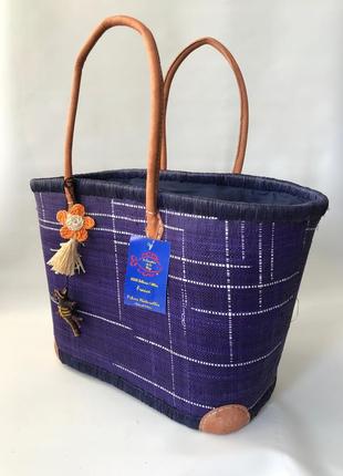 Сумка пляжная le comptoir de la plage manjopika,синий 2