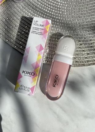 Блеск lip volume kiko milano. блеск для увеличения объема губ.  кико3 фото