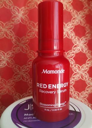 Відновлююча енергетична сироватка mamonde red energy recovery serum