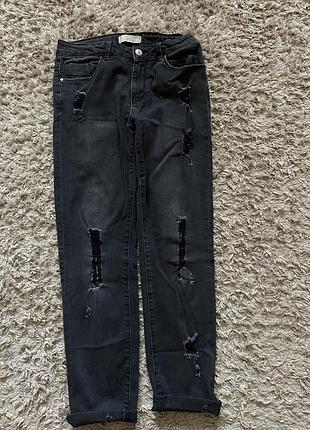 Джинси zara на дівчинку 11/12р