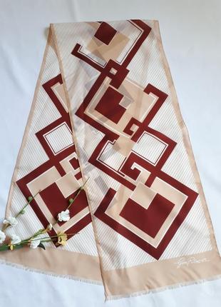 Винтажный шарф gun renoir(28.5 см на 137 см)