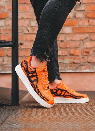 Кроссовки мужские найк nike hypervenom indoor white black hair ideas 1 skeleton orange3 фото