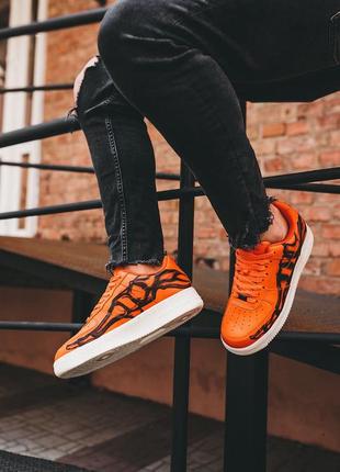 Кроссовки мужские найк nike hypervenom indoor white black hair ideas 1 skeleton orange2 фото